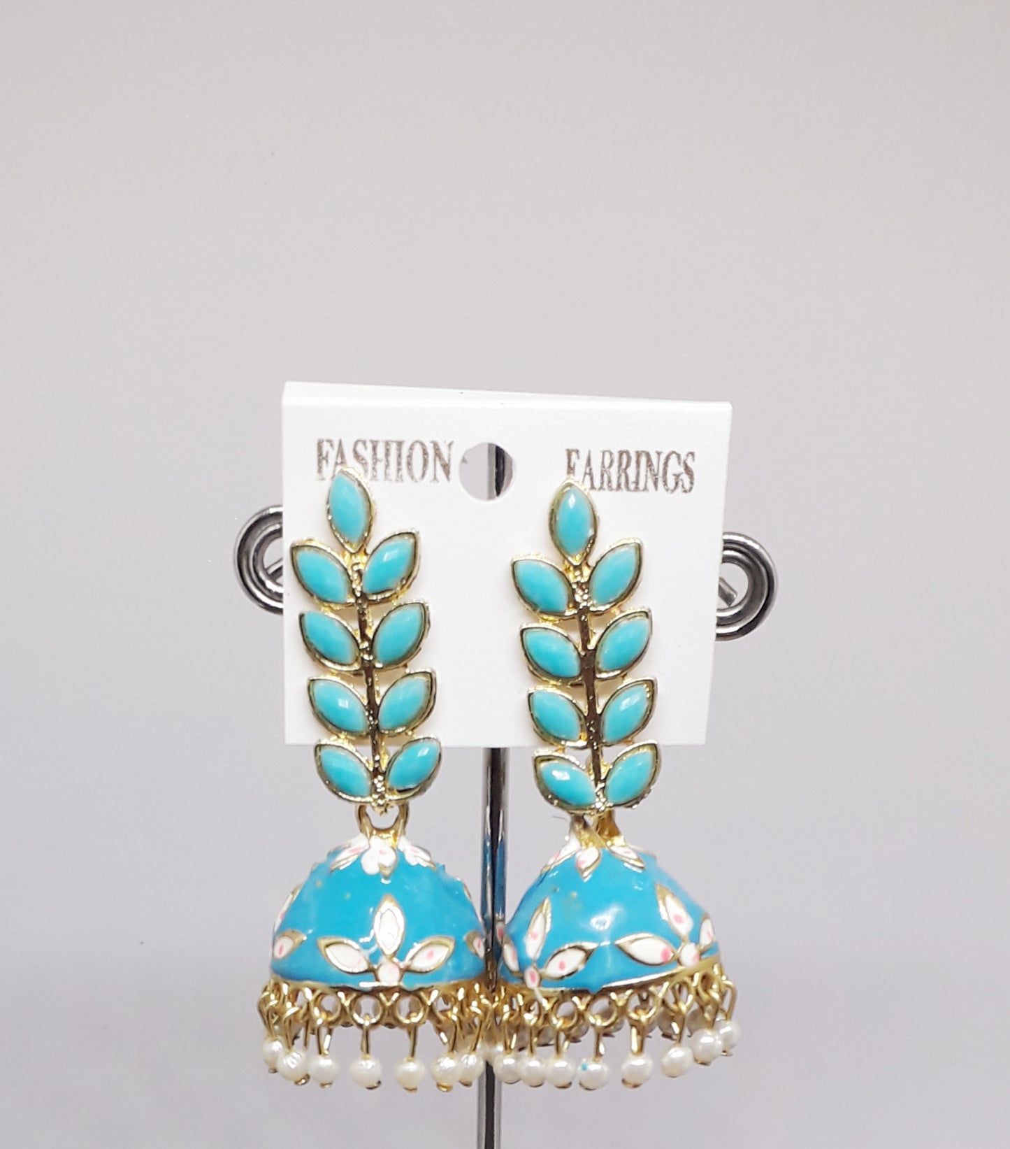 Meenakari Jhumkas
