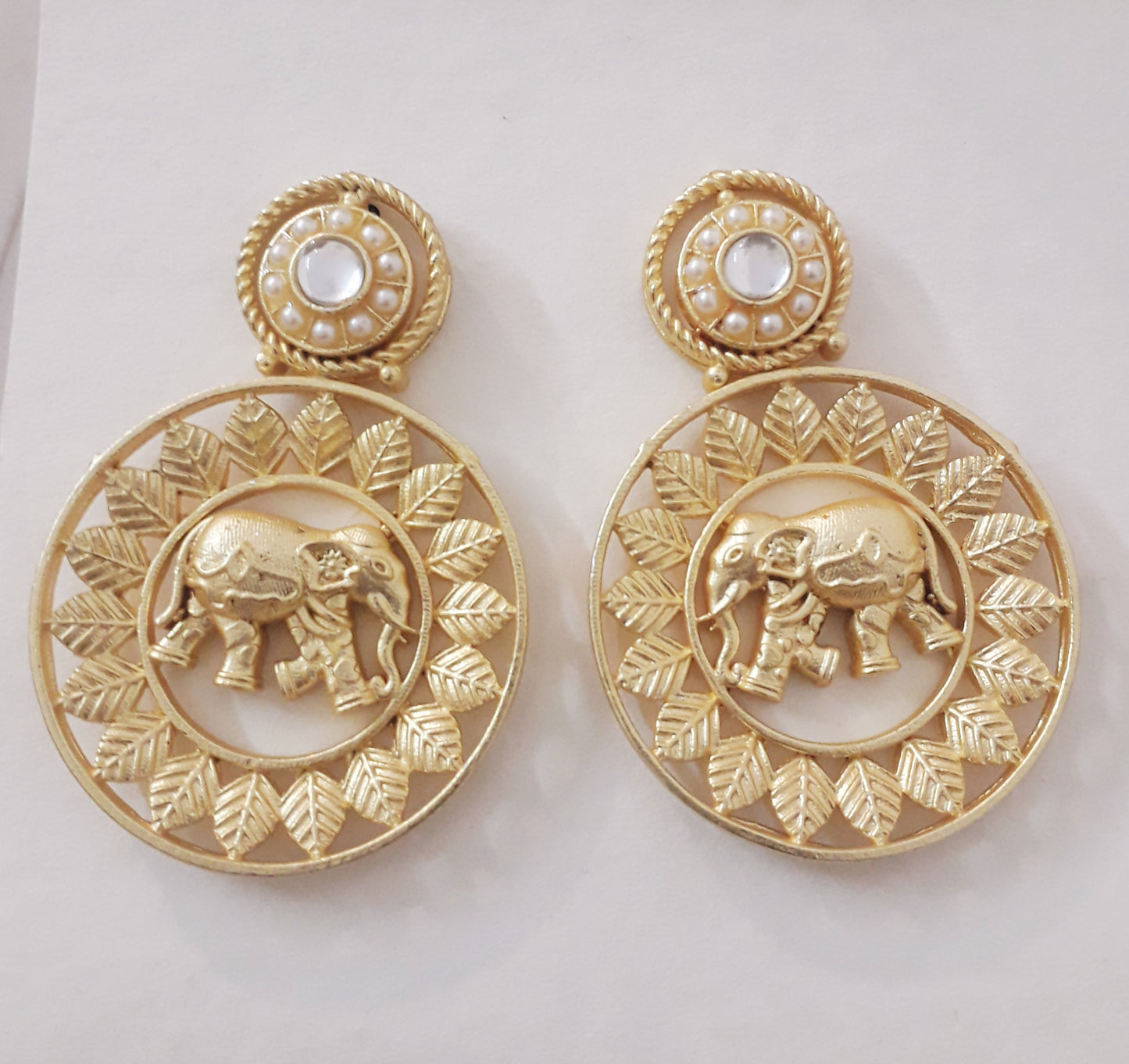 Elephant Themed Contemporary Earrings