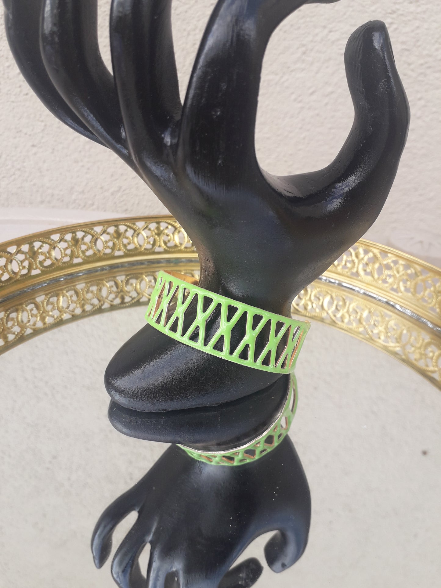 Pastel Green Cuff Bracelet
