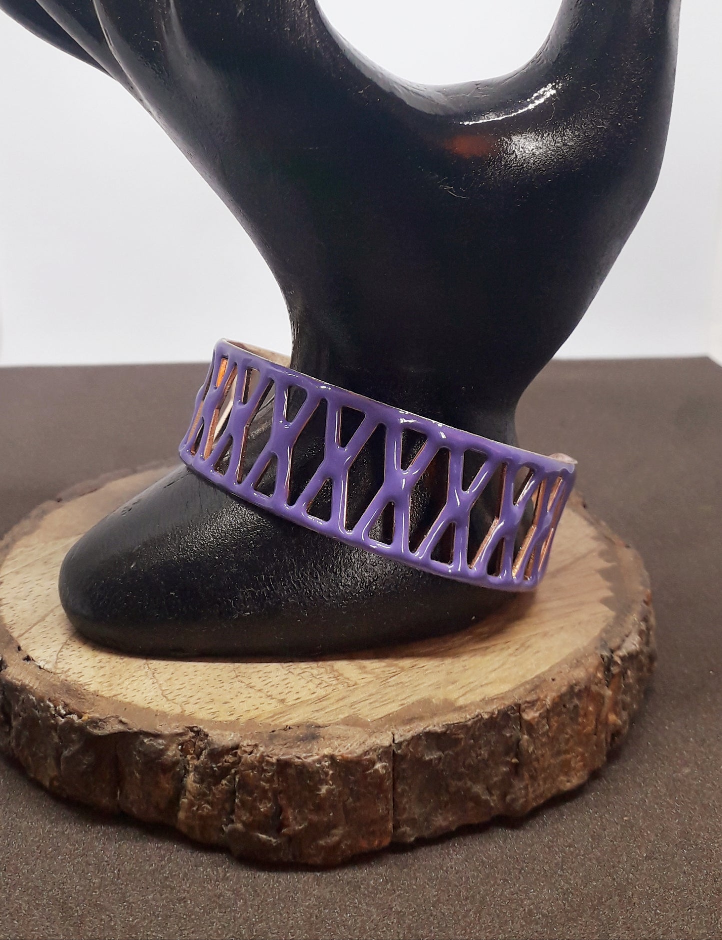 Purple Cuff Bracelet