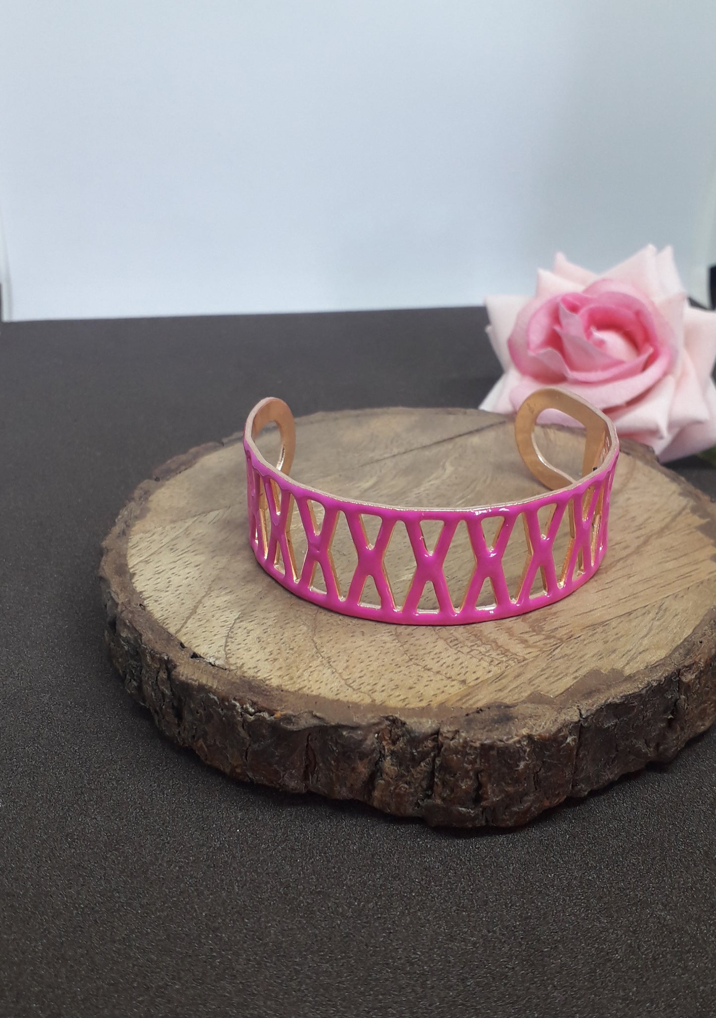 Pink Cuff Bracelet