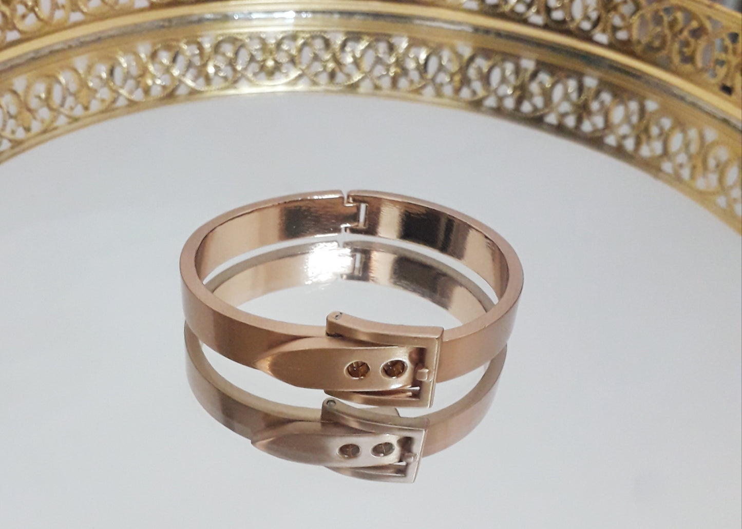 Strap styled Cuff Bracelet