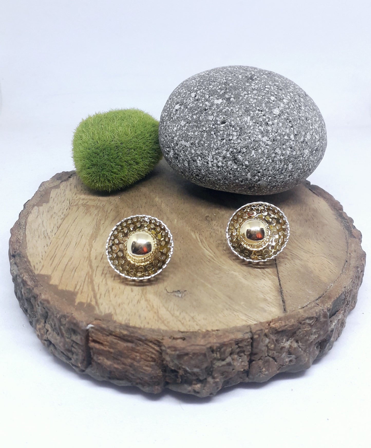 Dual Tone Unique Studs
