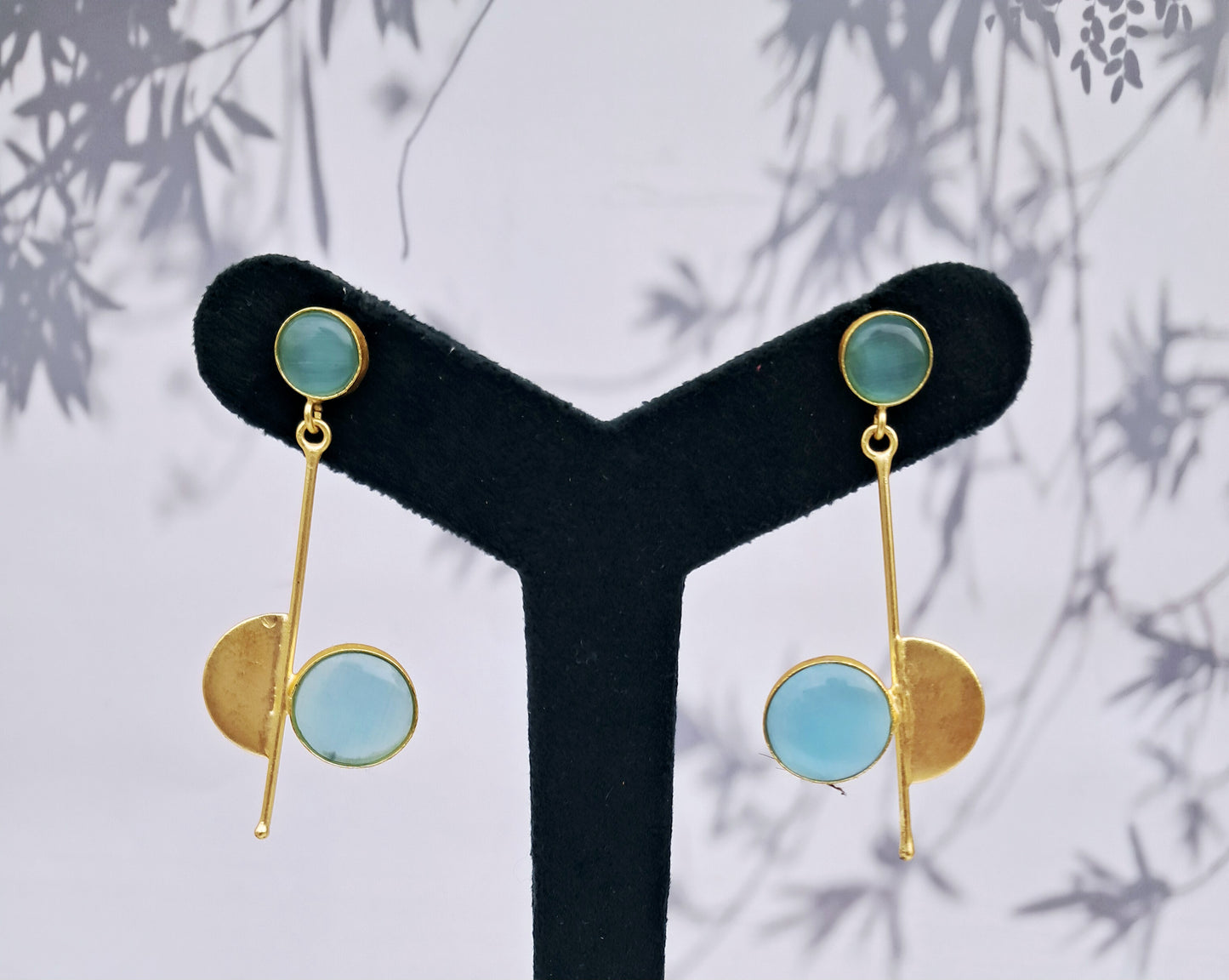 Pretty Sky Blue Danglers