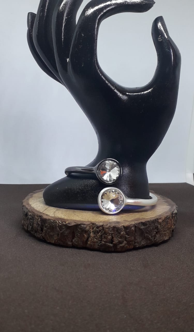 Black & Silver Shade Kada