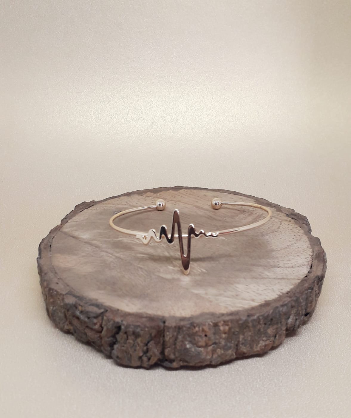 Heartbeat Cuff Bracelet