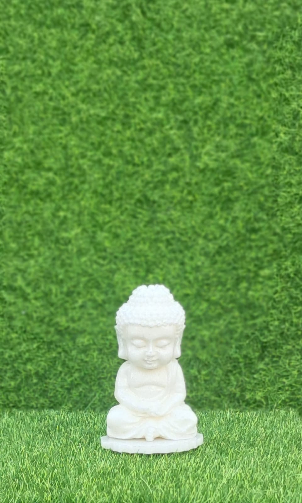 Cute Little Handmade Resin Bhuddha