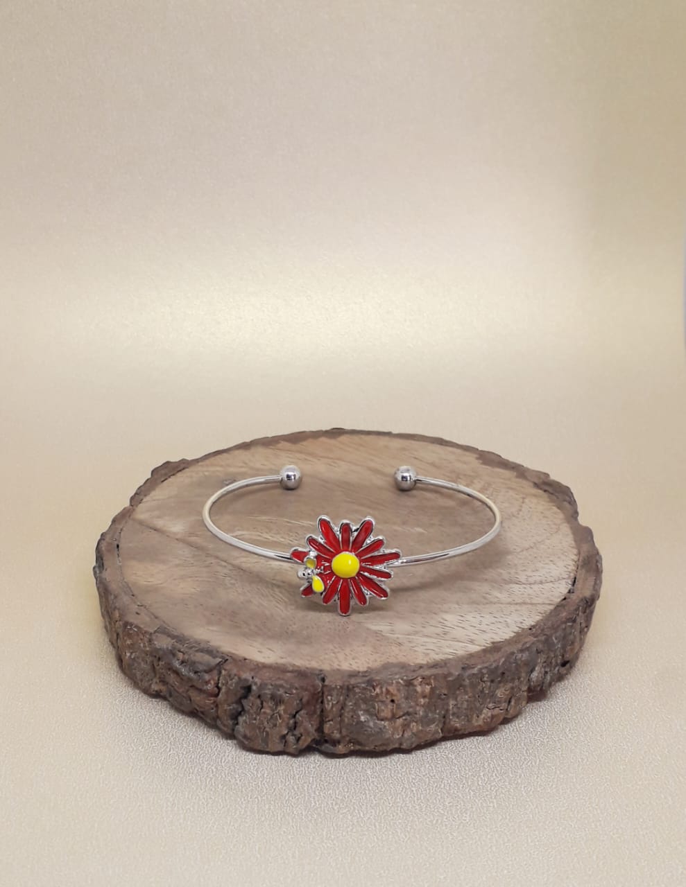 Flower Cuff Bracelet