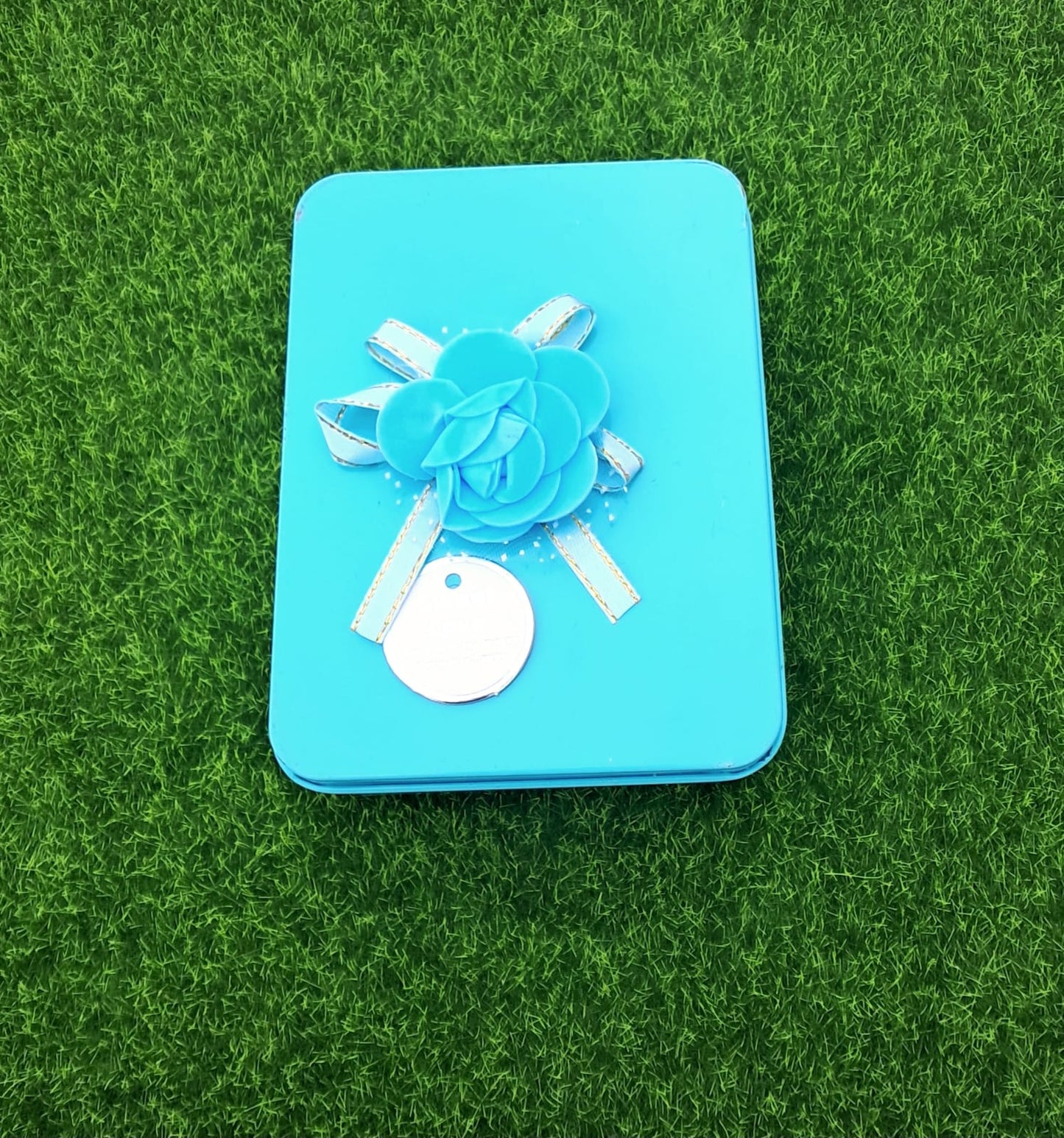 Aqua Blue Gift Box Medium