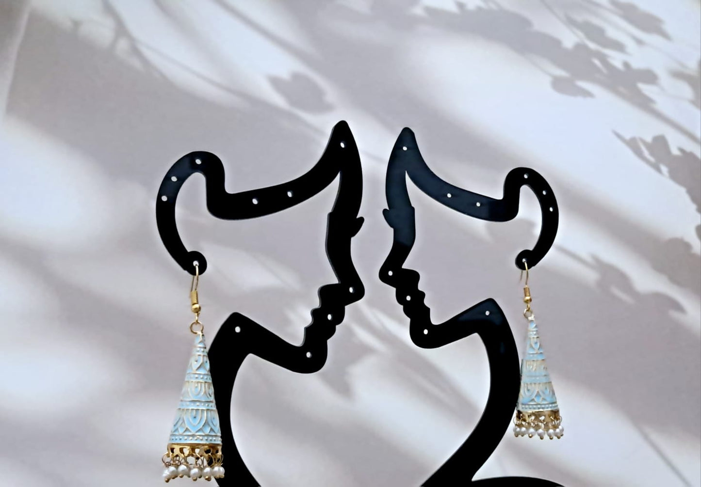 Cone Meenakari Jhumka's