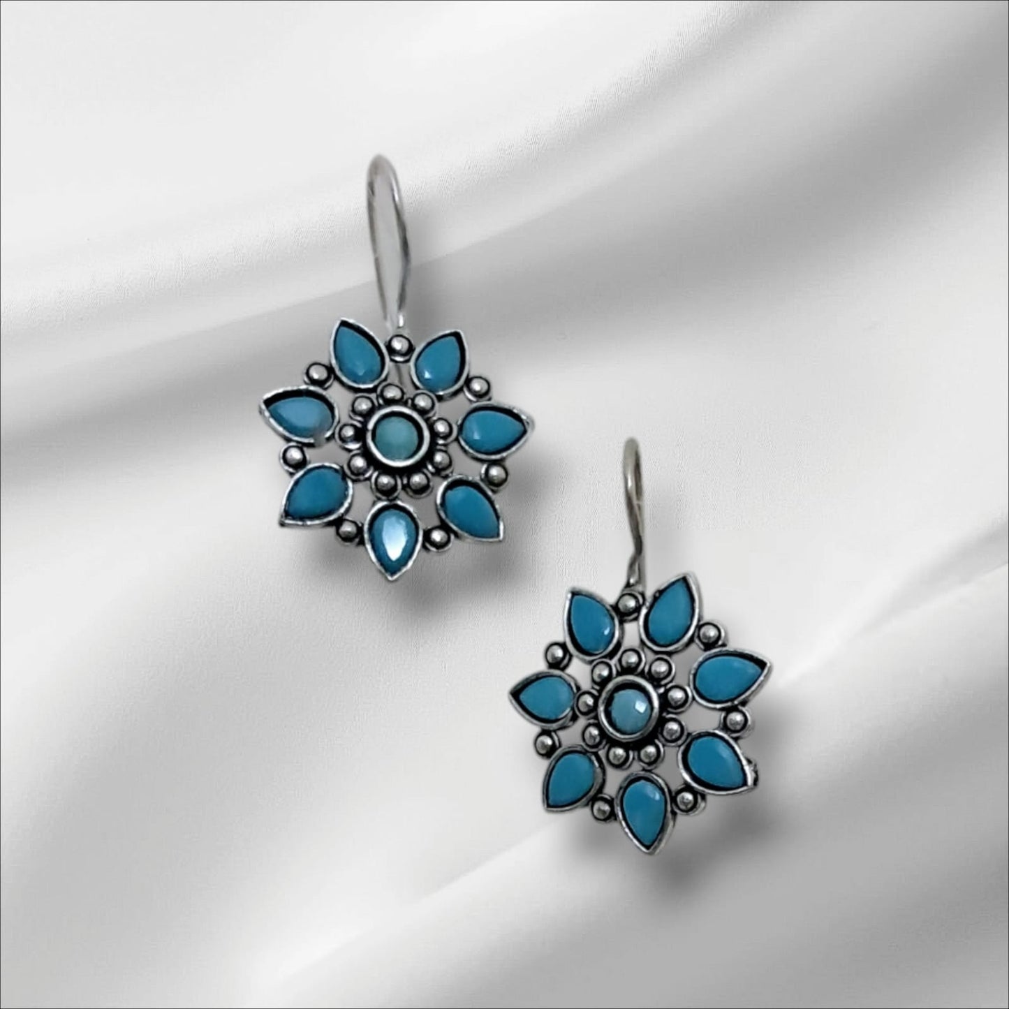 Floral Dangler Earrings