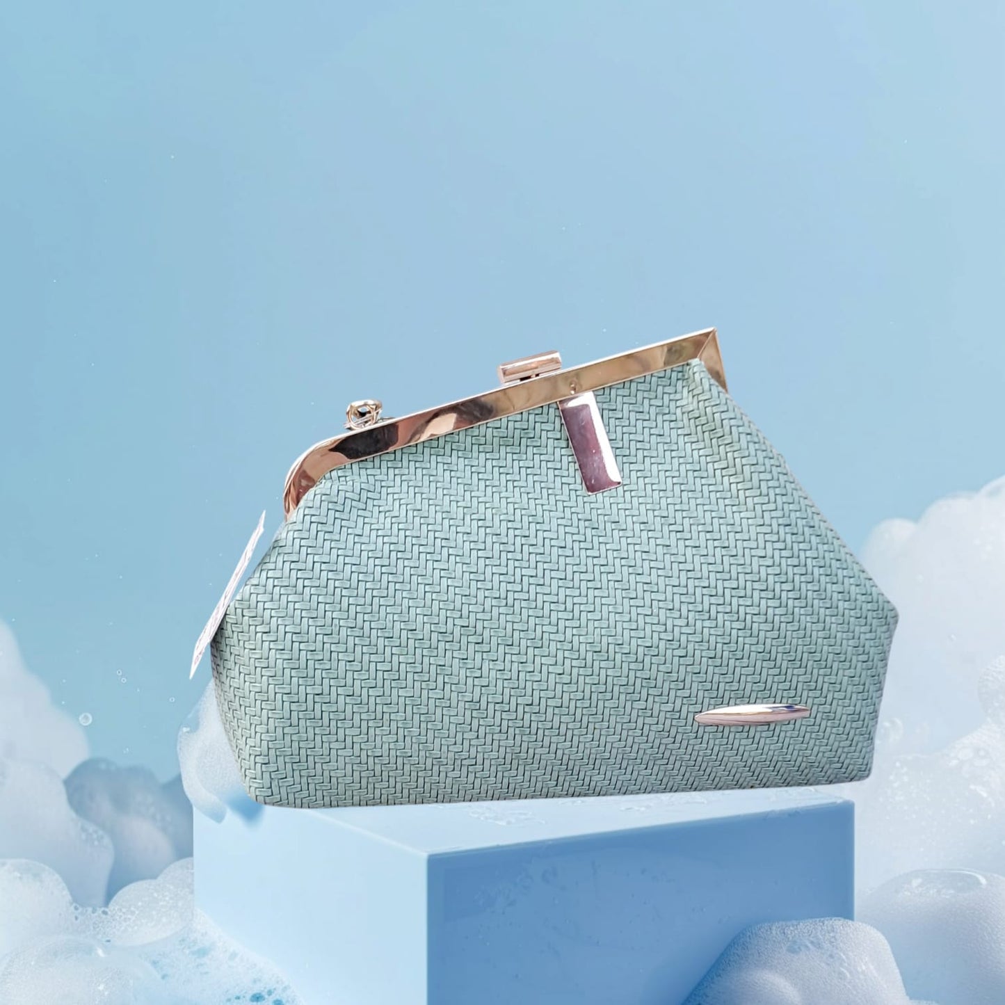 Stylish Handbag - Pastel Mint Green