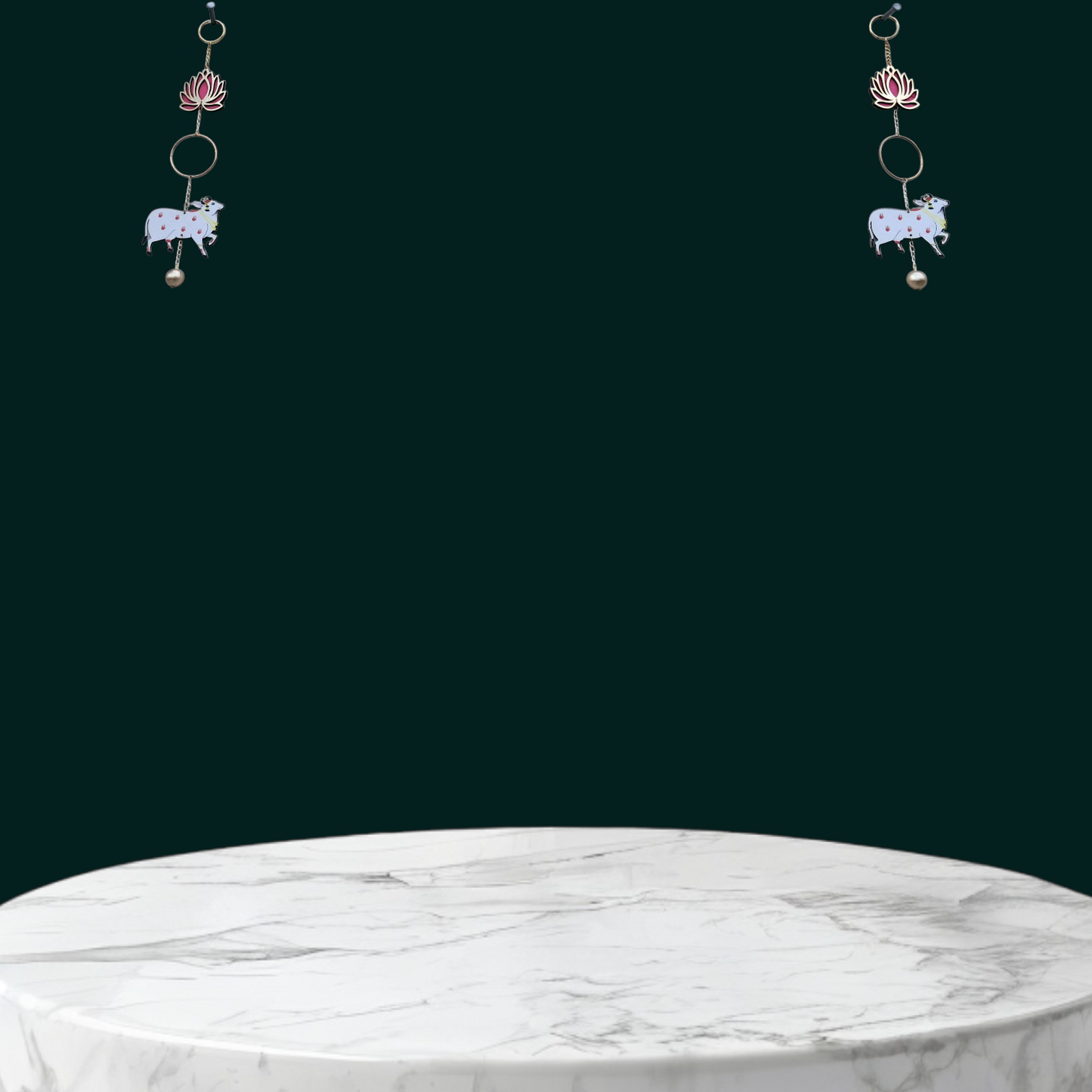 Metal Thoranam - 3 piece set