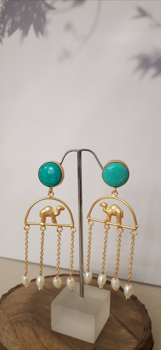 Camel Chain Earrings