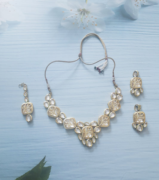 Wedding Collection Necklace set with Maangtika