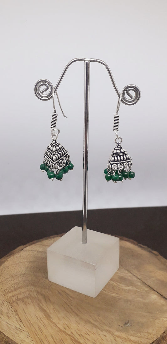 Pyramid Themed Jhumkas