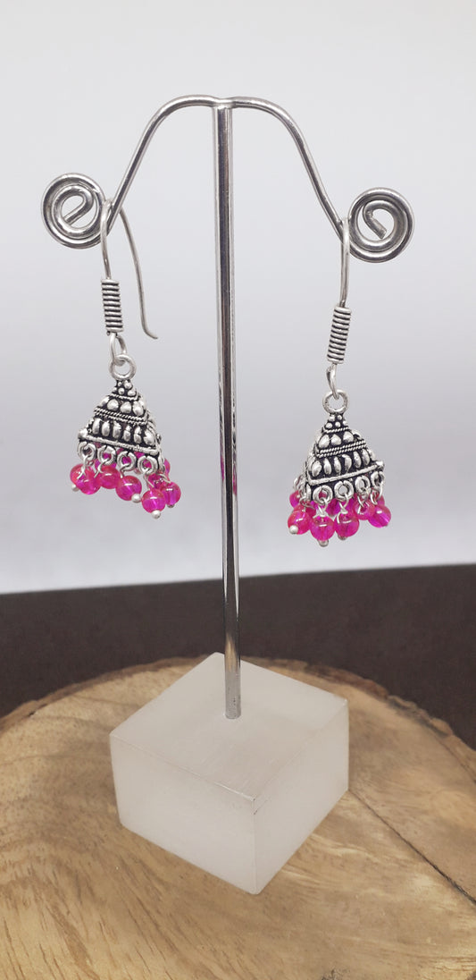 Pyramid Themed Jhumkas