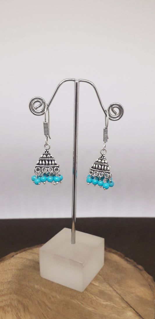 Pyramid Themed Jhumkas
