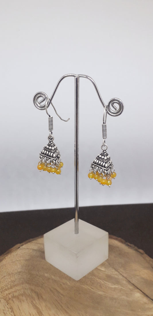 Pyramid Themed Jhumkas