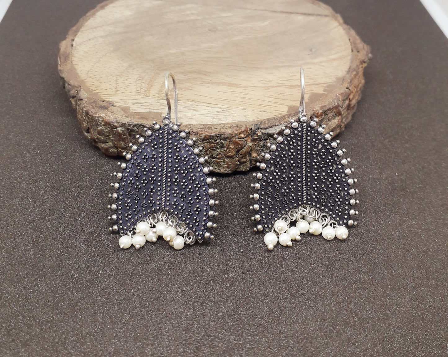 Oxidized Lovely Earrings