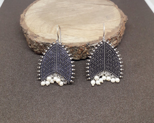 Oxidized Lovely Earrings