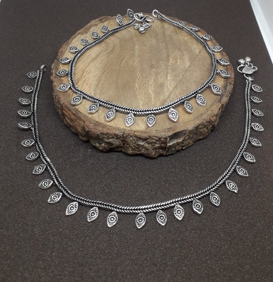 Oxidized Anklets