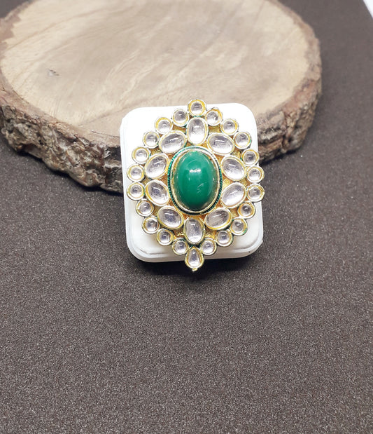 Kundan Replica Finger Ring