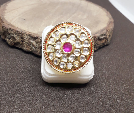 Beautiful Studded Finger Ring