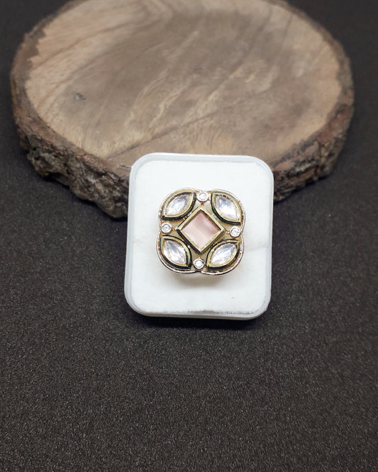 Traditional Kundan Finger Ring