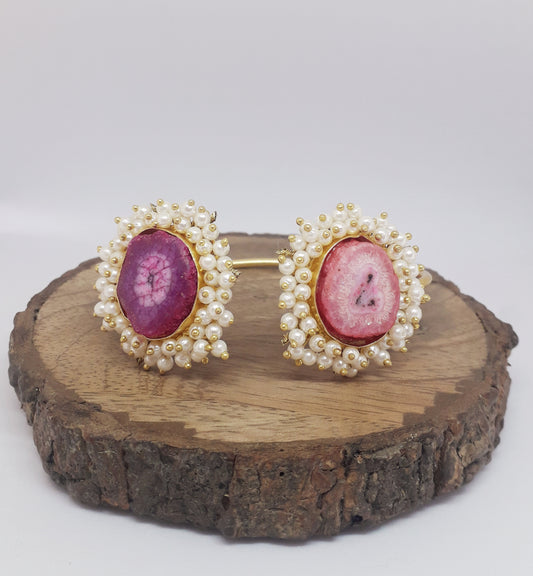 Dual Pink Shade Festive Cuff
