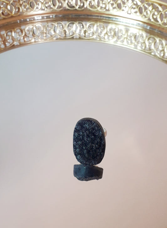 Black Shade Sugar Stone Ring
