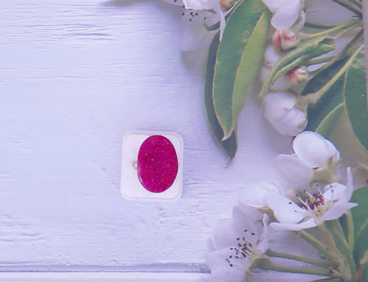 Pink Shade Sugar Stone Ring