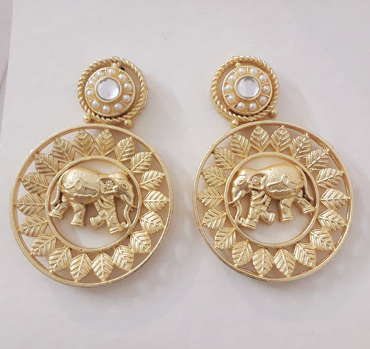 Elephant Themed Contemporary Earrings