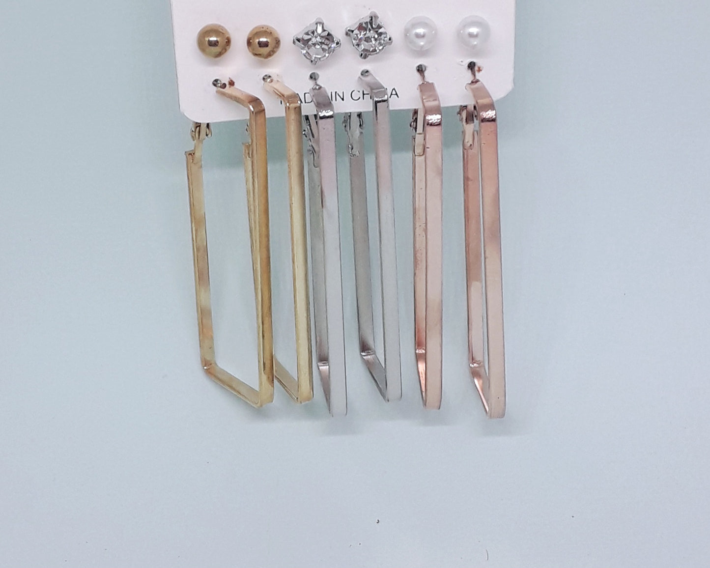 Trendy Combo Earrings Set