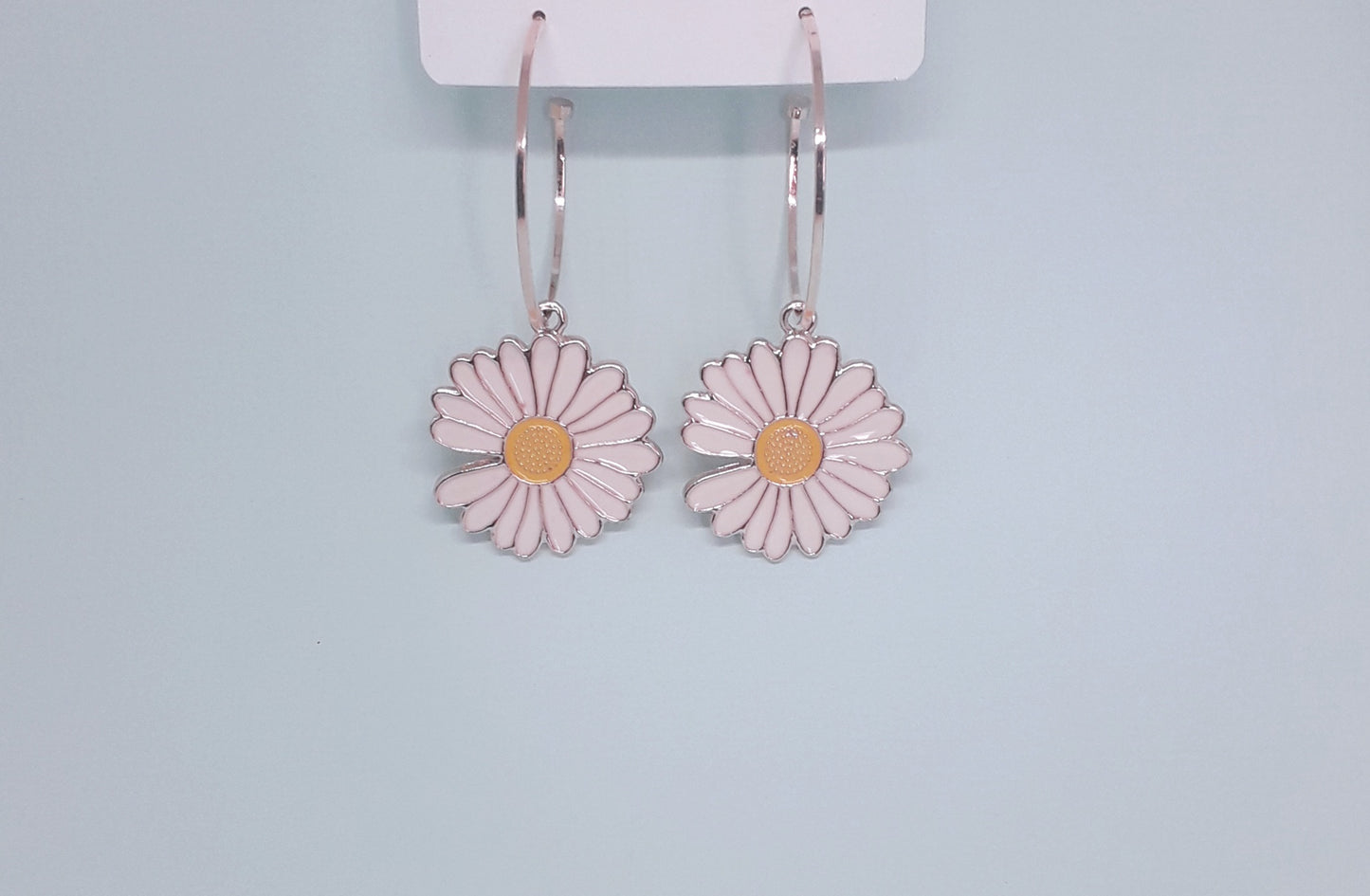 Flower Hoop 2 in 1 Earrings
