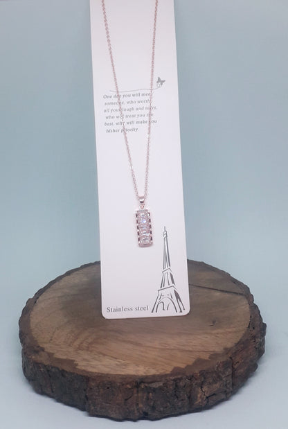 Pretty  Studded Pendant Chain