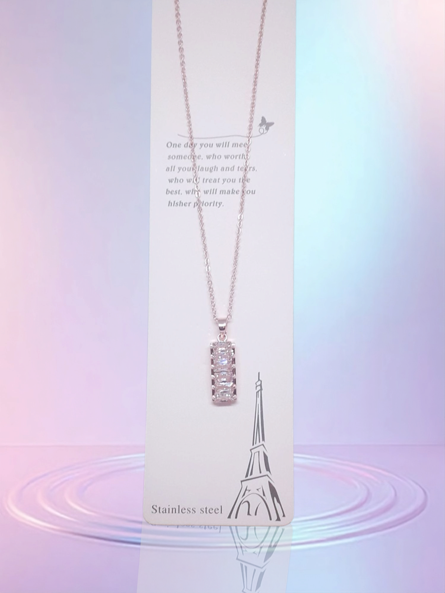 Pretty  Studded Pendant Chain