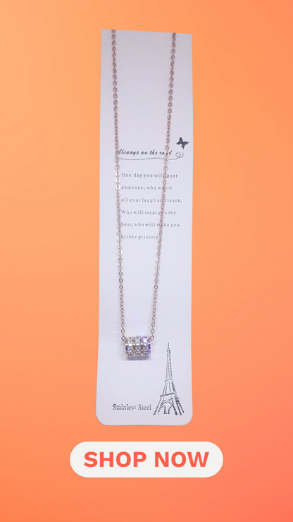 Studded Rolling Pendant Chain