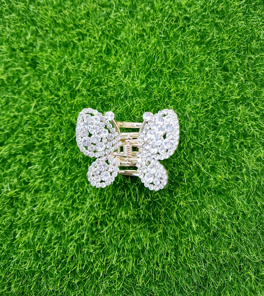 Festive Butterfly Studded Clip