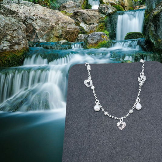 Heart Charm Bracelet