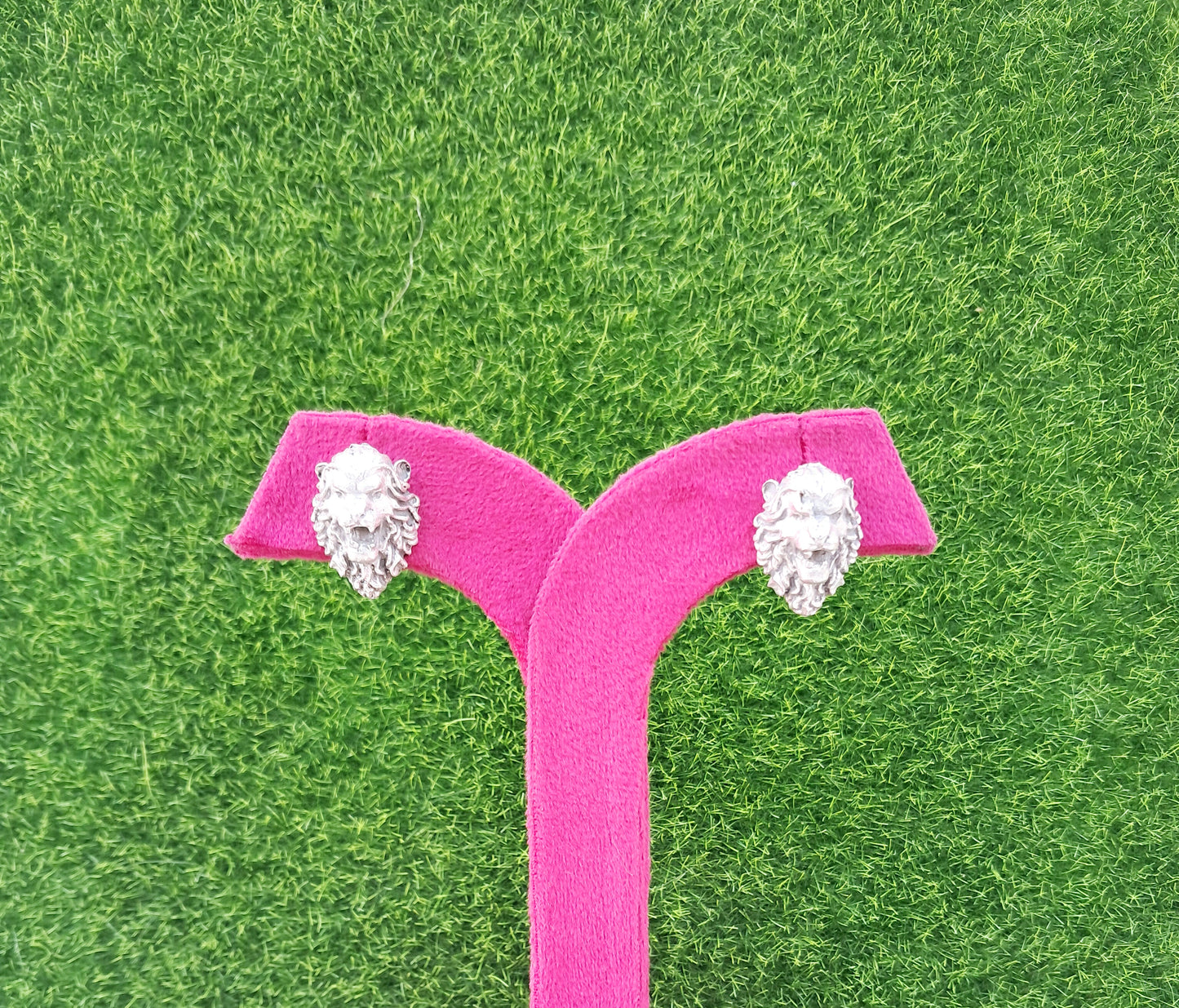 Lion Face Studs