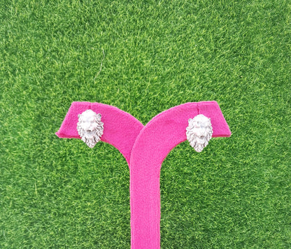 Lion Face Studs