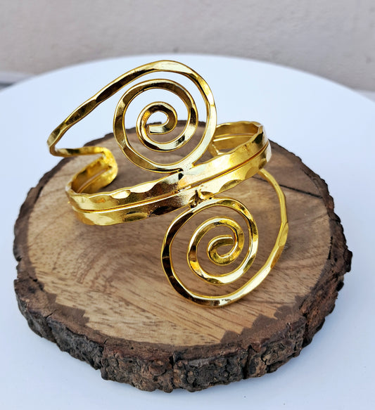 Egyptian Pattern Royal Bracelet Cuff