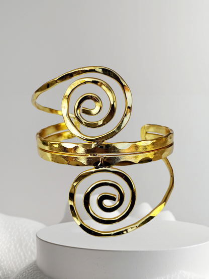 Egyptian Pattern Royal Bracelet Cuff