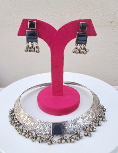 Ghungroo Chocker Necklace set