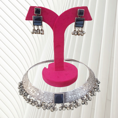 Ghungroo Chocker Necklace set