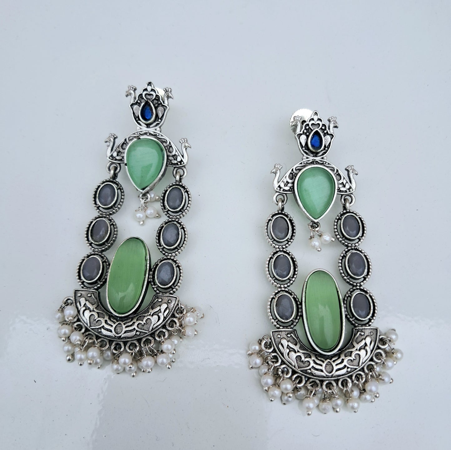 Enchanting Dual Tone Danglers