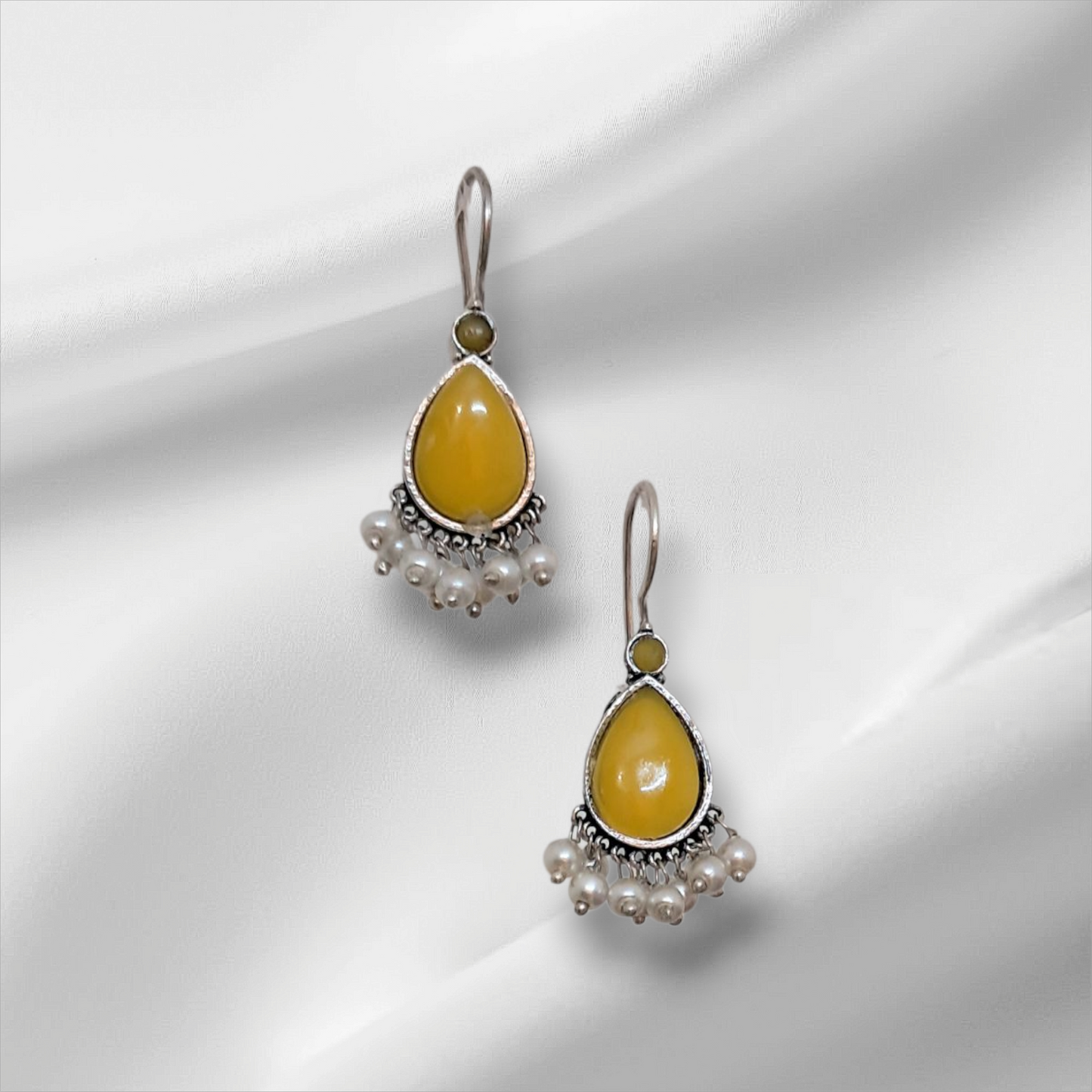 Yellow Shade Traditional Danglers