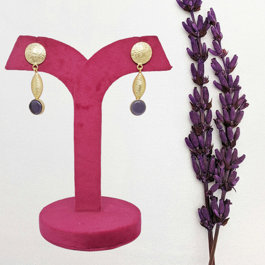 Purple Shade Dreamy Earrings