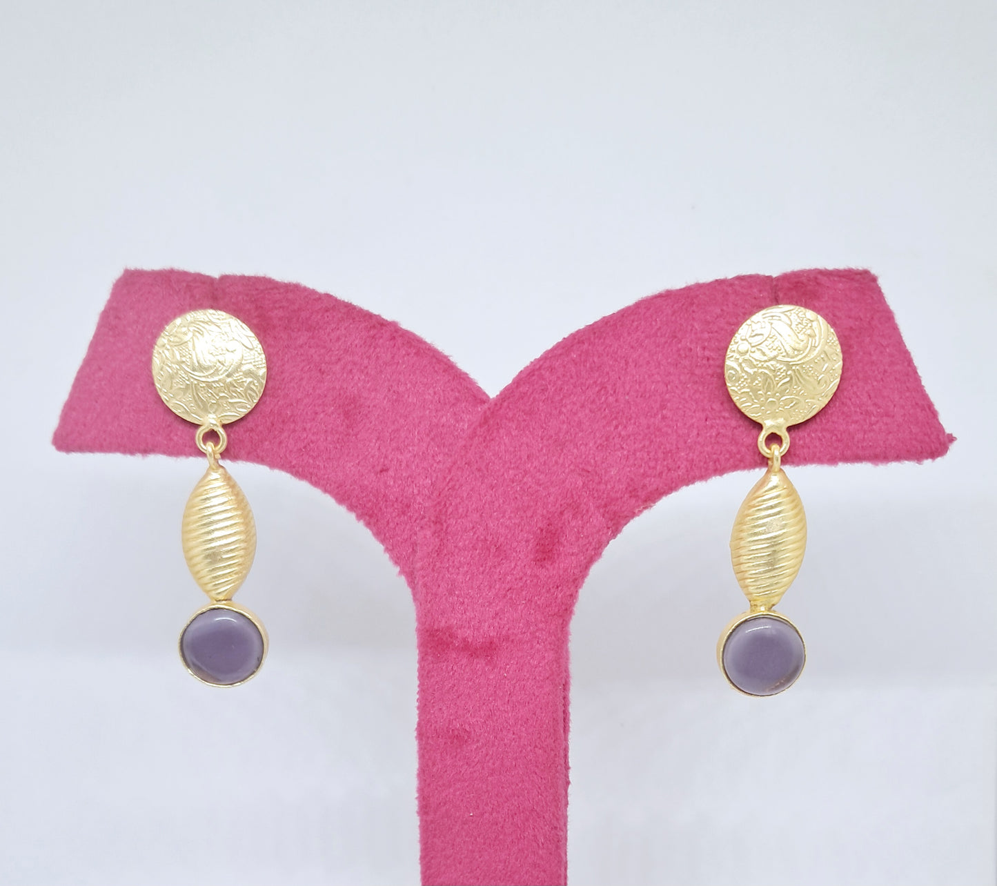 Purple Shade Dreamy Earrings